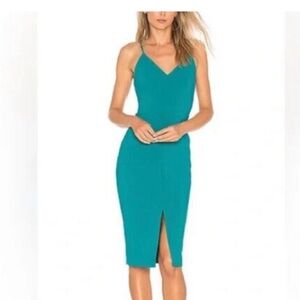 LIKELY Brooklyn Dress in Teal Size 6